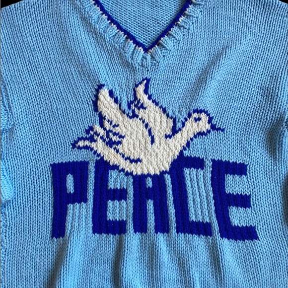 VINTAGE 70s Knit Pullover - Picture 4 of 8